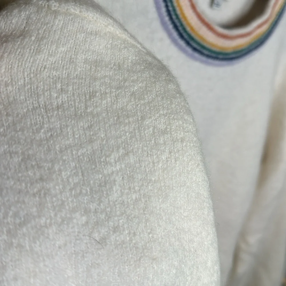 🌈 Madewell Rainbow Trim Gladwell Sweater🌈 - Picture 6 of 8
